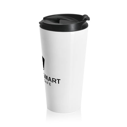 Gamble Smart Stainless Steel Travel Mug – 'Gamble Safely' Poker Card Tumbler