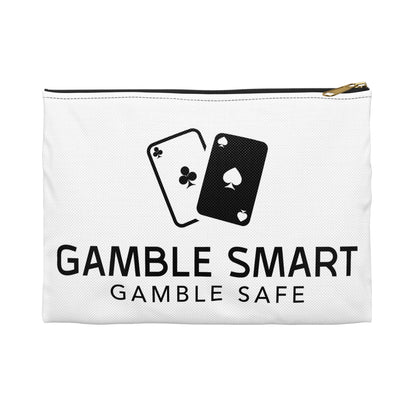 Gamble Smart Accessory Pouch — Casino Card Odds Travel Organizer