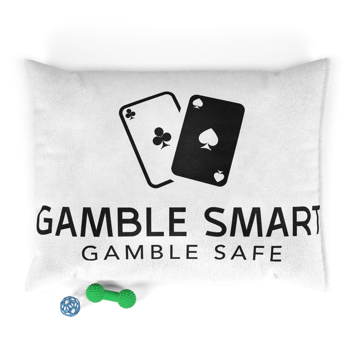 Gamble Smart Pet Bed — Cozy Poker-Themed Dog & Cat Pillow