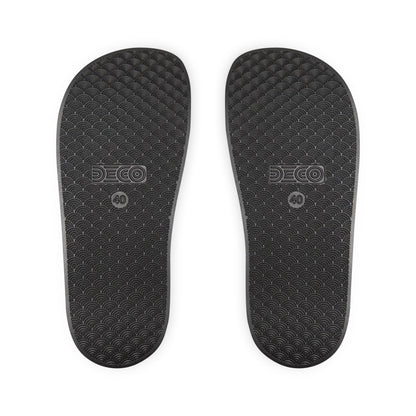 Removable-Strap Slide Sandals – Customizable Men's Pool & Beach Slides
