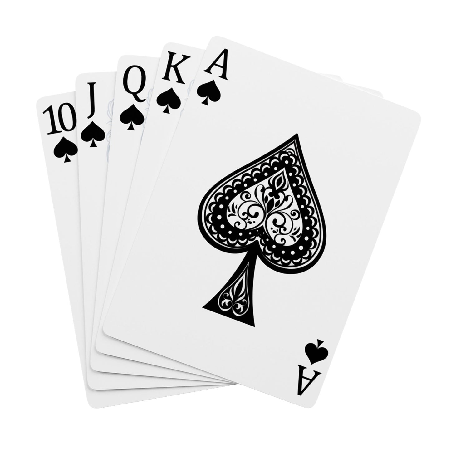 Gamble Smart Playing Cards — “Gamble Safe” Poker Deck with Classic Ace of Spades Design