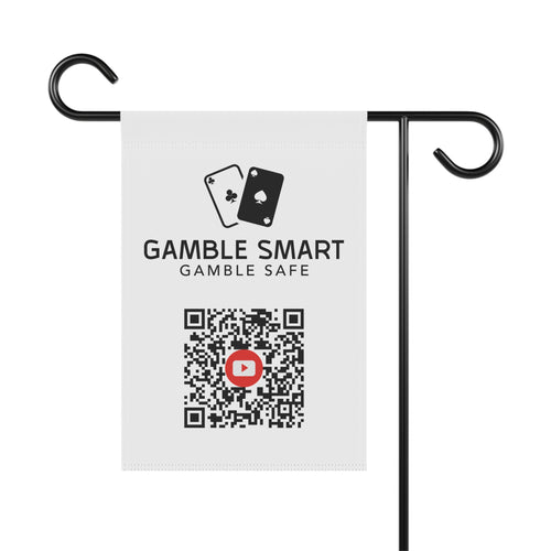 Gamble Smart Garden Flag – QR Code Promo Banner