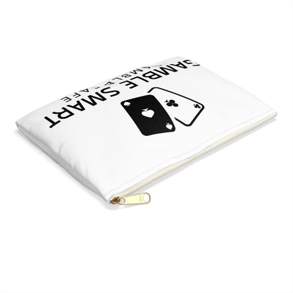 Gamble Smart Accessory Pouch — Casino Card Odds Travel Organizer