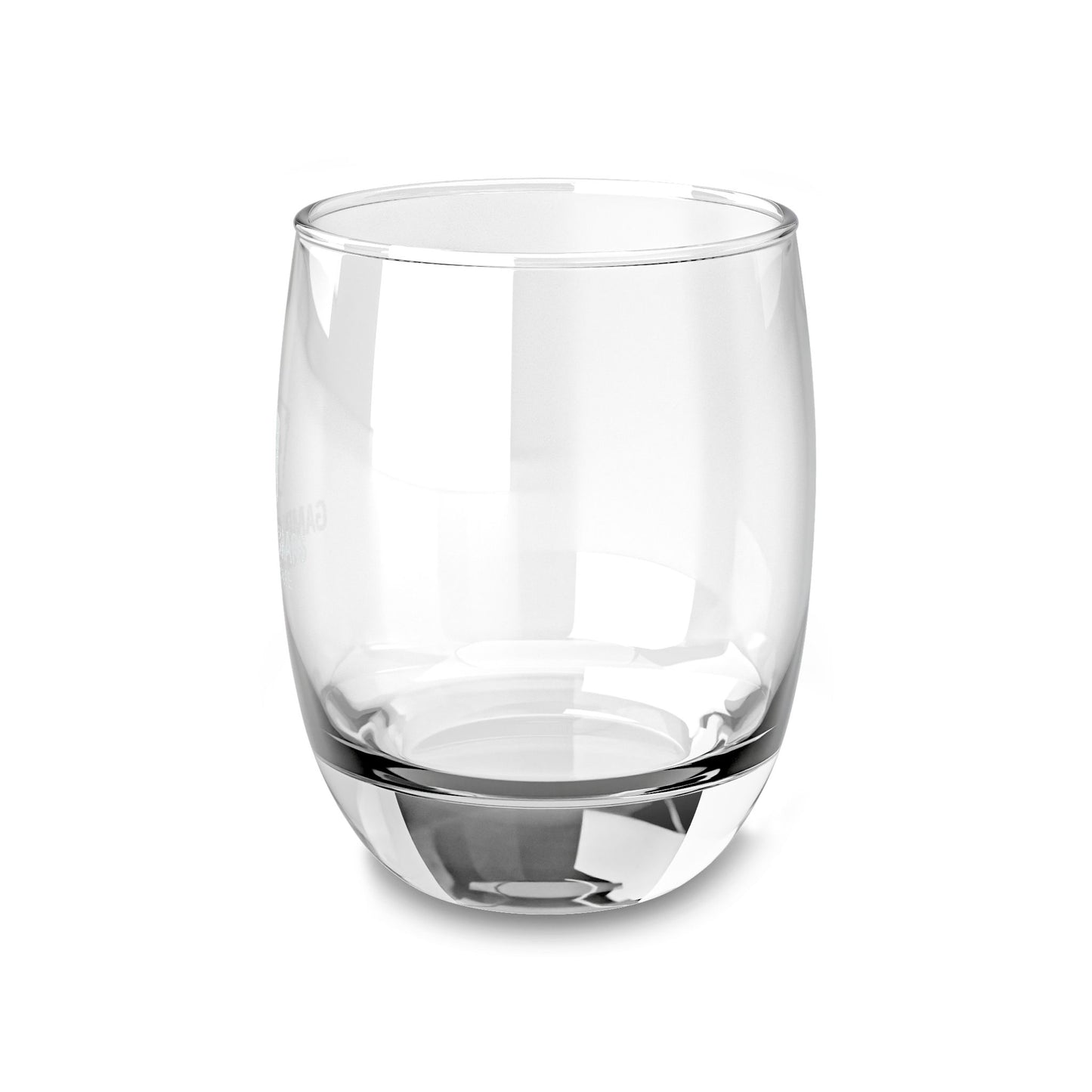 Engraved 6oz Whiskey Glass — Personalized Rocks Glass for Whiskey Lovers | 'Gamble Smart' Design
